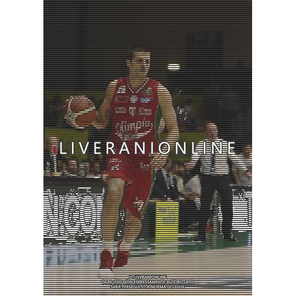 Poste Mobile Final Eight 18/02/2017 Grissin Bon Reggio Emilia - EA7 Emporio Armani Milano nella foto: Cinciarini Andrea Â©Claudio Zamagni/Agenzia Aldo Liverani Cinciarini Andrea during Poste Mobile Final Eight Italian Basketball Cup 2017 - Grissin Bon Reggio Emilia against EA7 Emporio Armani Milano at Rimini Fiera, on February 18, 2017 photo credit by Claudio Zamagni/Aldo Liverani Photo Agency / AGENZIA ALDO LIVERANI SAS