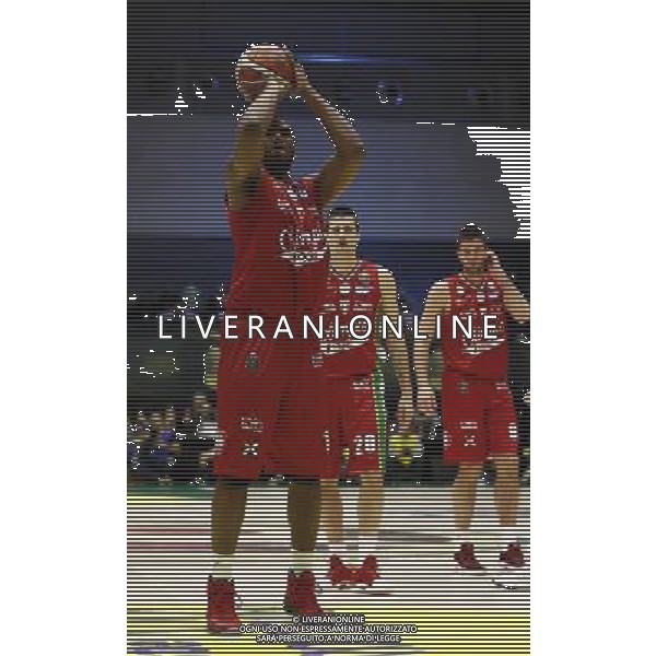 Poste Mobile Final Eight 18/02/2017 Grissin Bon Reggio Emilia - EA7 Emporio Armani Milano nella foto: McLean Jamel Â©Claudio Zamagni/Agenzia Aldo Liverani McLean Jamel during Poste Mobile Final Eight Italian Basketball Cup 2017 - Grissin Bon Reggio Emilia against EA7 Emporio Armani Milano at Rimini Fiera, on February 18, 2017 photo credit by Claudio Zamagni/Aldo Liverani Photo Agency / AGENZIA ALDO LIVERANI SAS