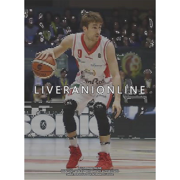 Poste Mobile Final Eight 18/02/2017 Grissin Bon Reggio Emilia - EA7 Emporio Armani Milano nella foto: De Nicolao Andrea Â©Claudio Zamagni/Agenzia Aldo Liverani De Nicolao Andrea during Poste Mobile Final Eight Italian Basketball Cup 2017 - Grissin Bon Reggio Emilia against EA7 Emporio Armani Milano at Rimini Fiera, on February 18, 2017 photo credit by Claudio Zamagni/Aldo Liverani Photo Agency / AGENZIA ALDO LIVERANI SAS