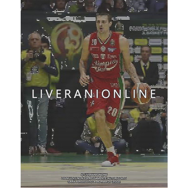 Poste Mobile Final Eight 18/02/2017 Grissin Bon Reggio Emilia - EA7 Emporio Armani Milano nella foto: Cinciarini Andrea Â©Claudio Zamagni/Agenzia Aldo Liverani Cinciarini Andrea during Poste Mobile Final Eight Italian Basketball Cup 2017 - Grissin Bon Reggio Emilia against EA7 Emporio Armani Milano at Rimini Fiera, on February 18, 2017 photo credit by Claudio Zamagni/Aldo Liverani Photo Agency / AGENZIA ALDO LIVERANI SAS