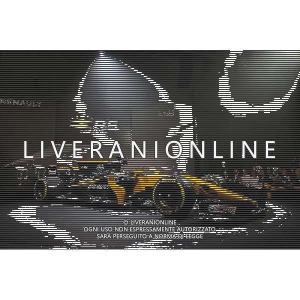 The Renault Sport F1 Team RS17 is unveiled. 21.02.2017. Renault Sport Formula One Team RS17 Launch, Royal Horticultural Society Headquarters, London, England. - www.xpbimages.com, EMail: requests@xpbimages.com - copy of publication required for printed pictures. Every used picture is fee-liable. © Copyright: Moy / XPB Images AG ALDO LIVERANI SAS
