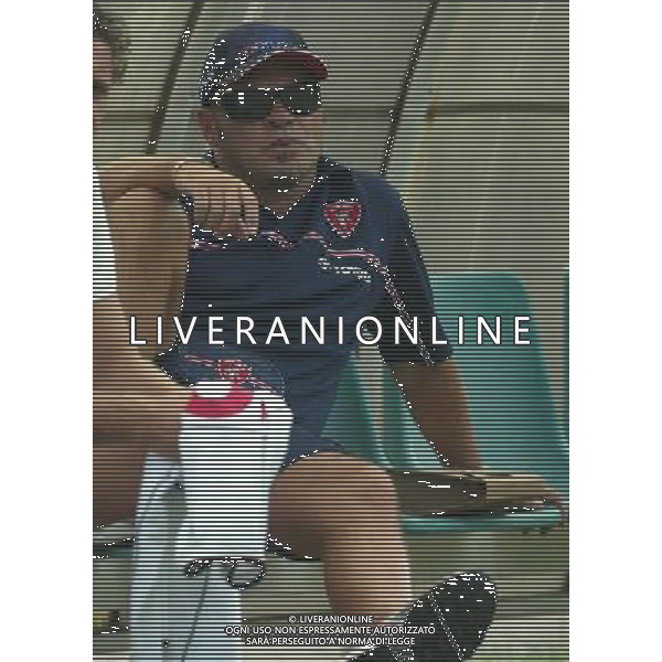 Folgaria (Tn) 16/07/2003 Ritiro del Perugia Calcio Amichevole nella foto Serse Cosmi foto Filippo Venezia/Agenzia Aldo Liverani