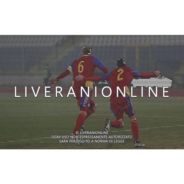 Amichevole San Marino - Andorra 22/02/2017 nella foto: Ildefonso Lima Cristian Mart“nez esultanza ©Claudio Zamagni/Agenzia Aldo Liverani Ildefonso Lima Cristian Mart“nez celebrates during international friendly soccer match between San Marino and Andorra at San Marino Olympic Stadium, on February 22, 2017 photo credit by Claudio Zamagni/Aldo Liverani Photo Agency