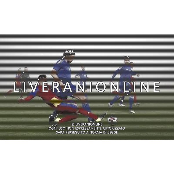 Amichevole San Marino - Andorra 22/02/2017 nella foto: Alexandre Mart“nez Davide Simoncini ©Claudio Zamagni/Agenzia Aldo Liverani Alexandre Mart“nez Davide Simoncini during international friendly soccer match between San Marino and Andorra at San Marino Olympic Stadium, on February 22, 2017 photo credit by Claudio Zamagni/Aldo Liverani Photo Agency