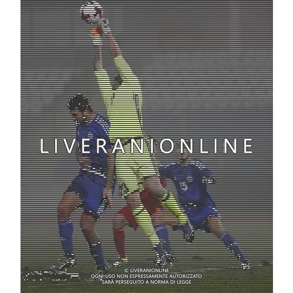 Amichevole San Marino - Andorra 22/02/2017 nella foto: Elia Benedettini ©Claudio Zamagni/Agenzia Aldo Liverani Elia Benedettini in action during international friendly soccer match between San Marino and Andorra at San Marino Olympic Stadium, on February 22, 2017 photo credit by Claudio Zamagni/Aldo Liverani Photo Agency