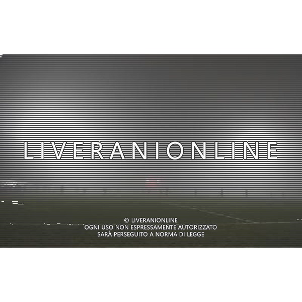 Amichevole San Marino - Andorra 22/02/2017 nella foto: campo da gioco con la nebbia ©Claudio Zamagni/Agenzia Aldo Liverani the stadium with foggy weather during international friendly soccer match between San Marino and Andorra at San Marino Olympic Stadium, on February 22, 2017 photo credit by Claudio Zamagni/Aldo Liverani Photo Agency