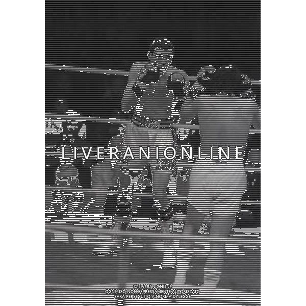 SAINT VINCENT -AOSTA 21-07-1985 INCONTRO DI BOXE PATRIZIO OLIVA E UBALDO SACCO AG ALDO LIVERANI SAS 