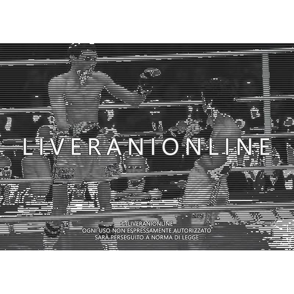 SAINT VINCENT -AOSTA 21-07-1985 INCONTRO DI BOXE PATRIZIO OLIVA E UBALDO SACCO AG ALDO LIVERANI SAS 