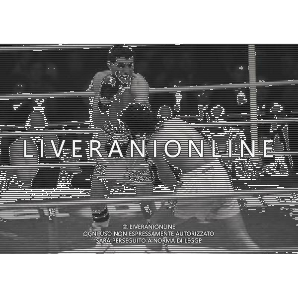 SAINT VINCENT -AOSTA 21-07-1985 INCONTRO DI BOXE PATRIZIO OLIVA E UBALDO SACCO AG ALDO LIVERANI SAS 