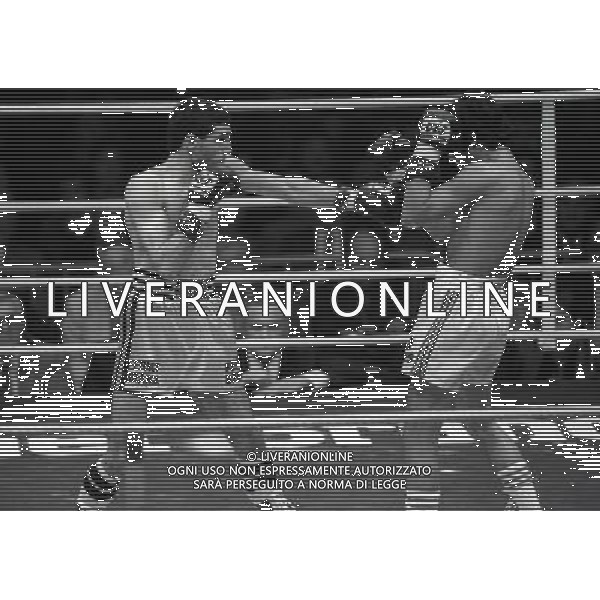 SAINT VINCENT -AOSTA 21-07-1985 INCONTRO DI BOXE PATRIZIO OLIVA E UBALDO SACCO AG ALDO LIVERANI SAS 