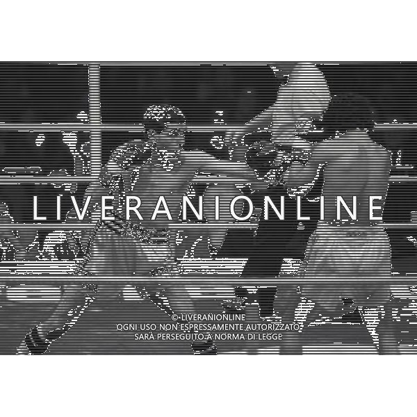 SAINT VINCENT -AOSTA 21-07-1985 INCONTRO DI BOXE PATRIZIO OLIVA E UBALDO SACCO AG ALDO LIVERANI SAS 