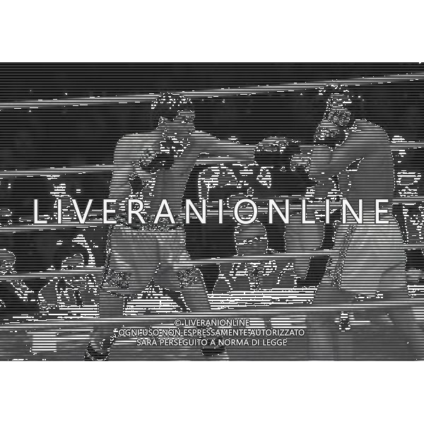 SAINT VINCENT -AOSTA 21-07-1985 INCONTRO DI BOXE PATRIZIO OLIVA E UBALDO SACCO AG ALDO LIVERANI SAS 