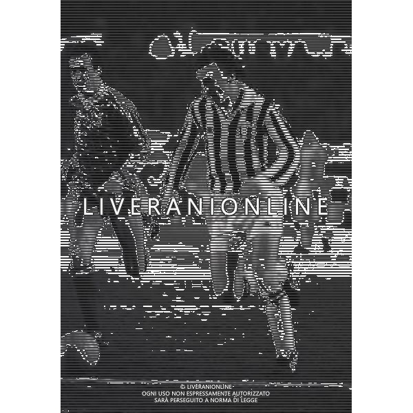 TORINO 16-01-1985 FINALE DI SUPERCOPPA EUROPEA JUVENTUS LIVERPOOL NELLA FOTO ZBIGNEW BONIEK AG ALDO LIVERANI SAS
