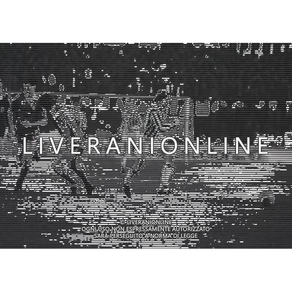 TORINO 16-01-1985 FINALE DI SUPERCOPPA EUROPEA JUVENTUS LIVERPOOL NELLA FOTO ZBUGNEW BONIEK AG ALDO LIVERANI SAS