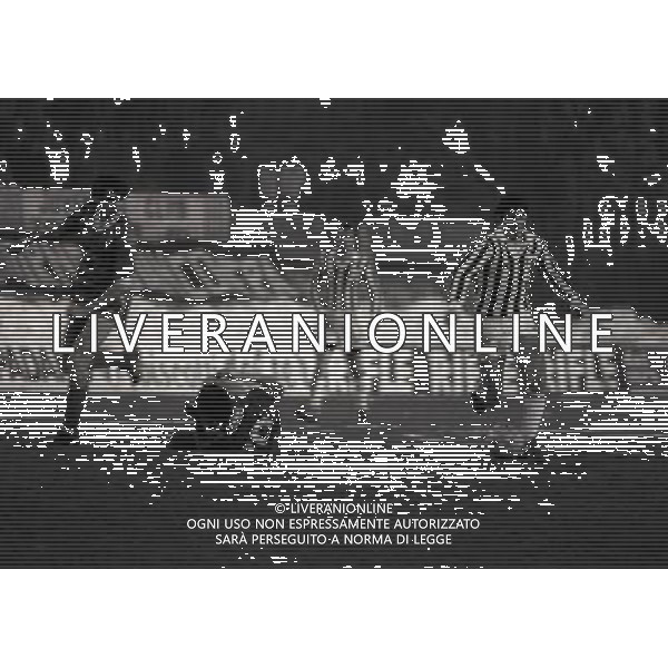 TORINO 16-01-1985 FINALE DI SUPERCOPPA EUROPEA JUVENTUS LIVERPOOL NELLA FOTO PAOLO ROSSI AG ALDO LIVERANI SAS