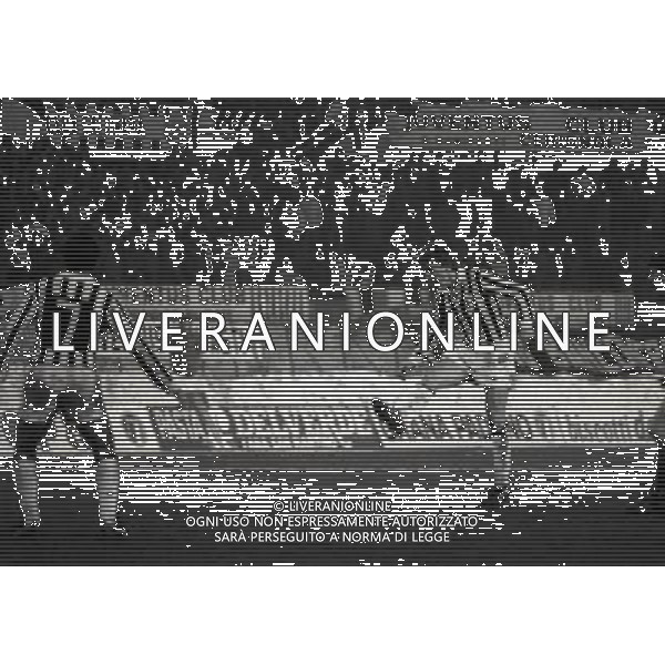 TORINO 16-01-1985 FINALE DI SUPERCOPPA EUROPEA JUVENTUS LIVERPOOL NELLA FOTO ZBIGNEW BONIEK AG ALDO LIVERANI SAS