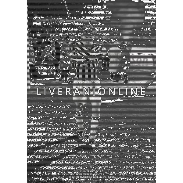 TORINO 16-01-1985 FINALE DI SUPERCOPPA EUROPEA JUVENTUS LIVERPOOL NELLA FOTO ZBIGNEW BONIEK AG ALDO LIVERANI SAS