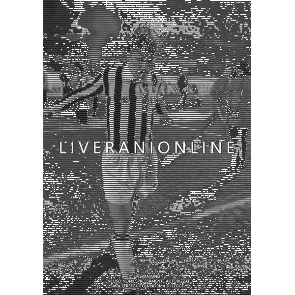 TORINO 16-01-1985 FINALE DI SUPERCOPPA EUROPEA JUVENTUS LIVERPOOL NELLA FOTO ZBIGNEW BONIEK AG ALDO LIVERANI SAS