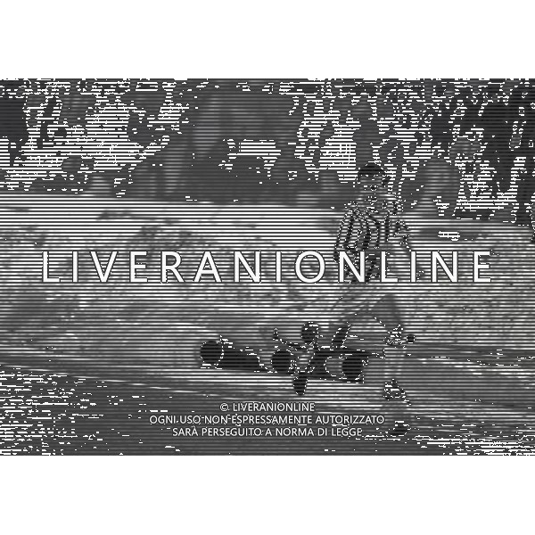 TORINO 16-01-1985 FINALE DI SUPERCOPPA EUROPEA JUVENTUS LIVERPOOL NELLA FOTO ANTONIO CABRINI AG ALDO LIVERANI SAS