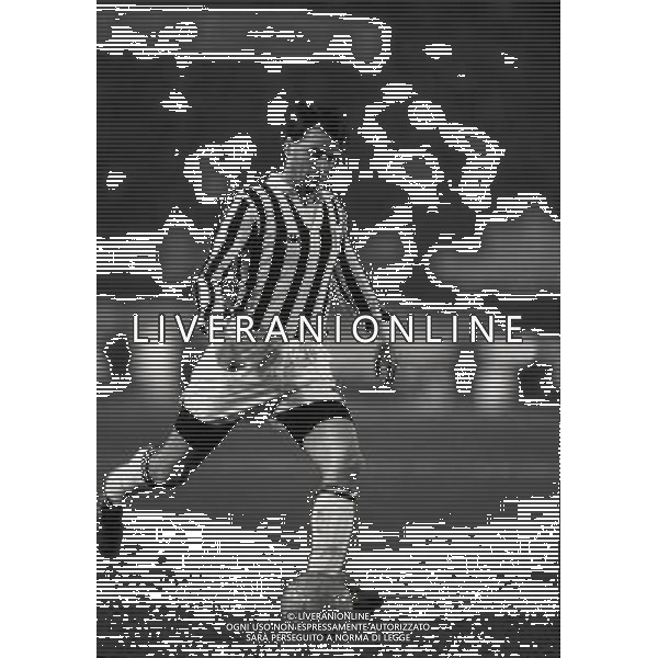 TORINO 16-01-1985 FINALE DI SUPERCOPPA EUROPEA JUVENTUS LIVERPOOL NELLA FOTO MARCO TARDELLI AG ALDO LIVERANI SAS