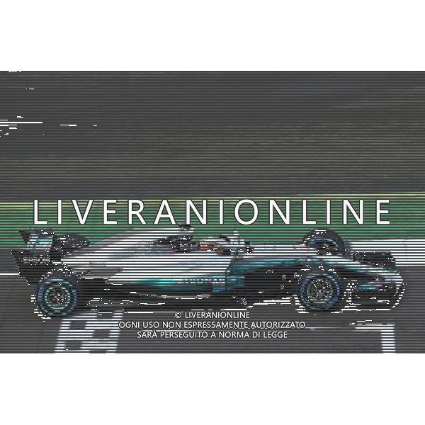 Lewis Hamilton (GBR) Mercedes AMG F1 W08. 23.02.2017. Mercedes AMG F1 W08 Launch, Silverstone, England. - www.xpbimages.com, EMail: requests@xpbimages.com - copy of publication required for printed pictures. Every used picture is fee-liable. © Copyright: Batchelor / XPB Images AG ALDO LIVERANI SAS