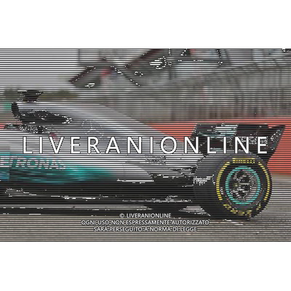 Mercedes AMG F1 W08 engine cover. 23.02.2017. Mercedes AMG F1 W08 Launch, Silverstone, England. - www.xpbimages.com, EMail: requests@xpbimages.com - copy of publication required for printed pictures. Every used picture is fee-liable. © Copyright: Moy / XPB Images AG ALDO LIVERANI SAS