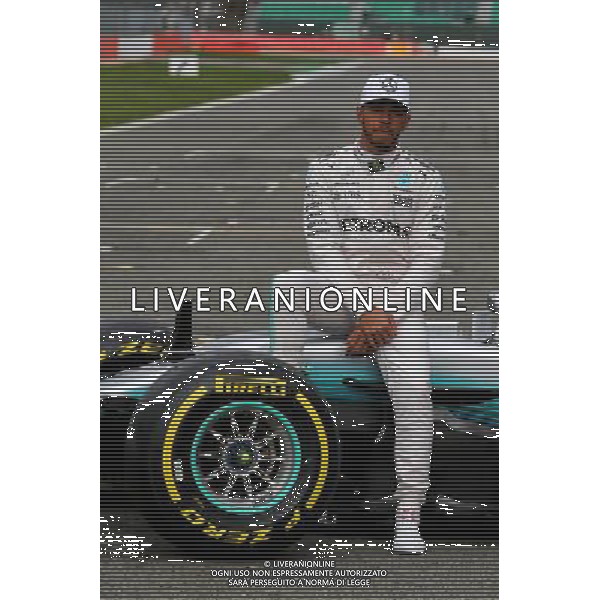 Lewis Hamilton (GBR) Mercedes AMG F1 W08. 23.02.2017. Mercedes AMG F1 W08 Launch, Silverstone, England. - www.xpbimages.com, EMail: requests@xpbimages.com - copy of publication required for printed pictures. Every used picture is fee-liable. © Copyright: Moy / XPB Images AG ALDO LIVERANI SAS