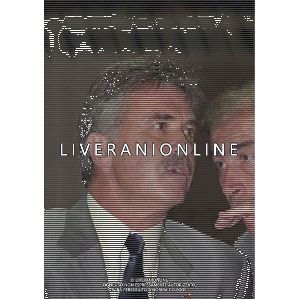 MONACO 28-08-1998 FINALE SUPERCOPPA EUROPEA REAL MADRID-CHELSEA NELLA FOTO GUUS HIDDINK AG ALDO LIVERANI SAS