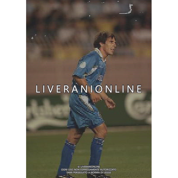 MONACO 28-08-1998 FINALE SUPERCOPPA EUROPEA REAL MADRID-CHELSEA NELLA FOTO GIANFRANCO ZOLA AG ALDO LIVERANI SAS