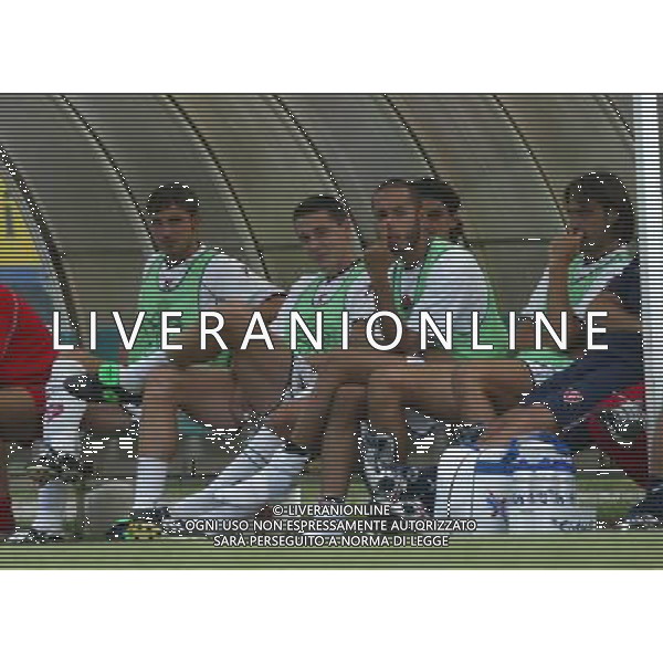 Folgaria (Tn) 16/07/2003 Ritiro del Perugia Calcio Amichevole nella foto Saadi al Gheddafi foto Filippo Venezia/Agenzia Aldo Liverani