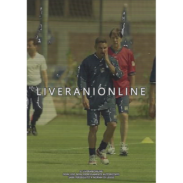 COVERCIANO 23-05-1998 RADUNO NAZIONALE ITALIANA DI CALCIO NELLA FOTO ROBERTO BAGGIO E CESARE MALDINI AG ALDO LIVERANI SAS