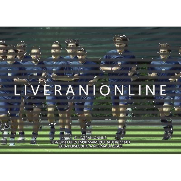 COVERCIANO 23-05-1998 RADUNO NAZIONALE ITALIANA DI CALCIO NELLA FOTO ALLENAMENTO GIOCATORI NAZIONALE ITALIANA AG ALDO LIVERANI SAS
