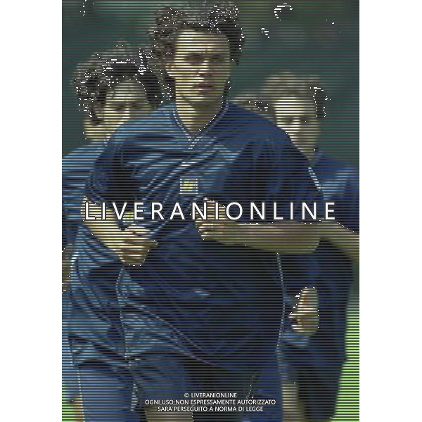 COVERCIANO 23-05-1998 RADUNO NAZIONALE ITALIANA DI CALCIO NELLA FOTO PAOLO MALDINI AG ALDO LIVERANI SAS