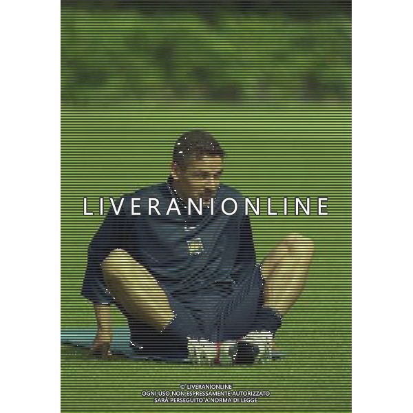 COVERCIANO 23-05-1998 RADUNO NAZIONALE ITALIANA DI CALCIO NELLA FOTO ROBERTO BAGGIO AG ALDO LIVERANI SAS