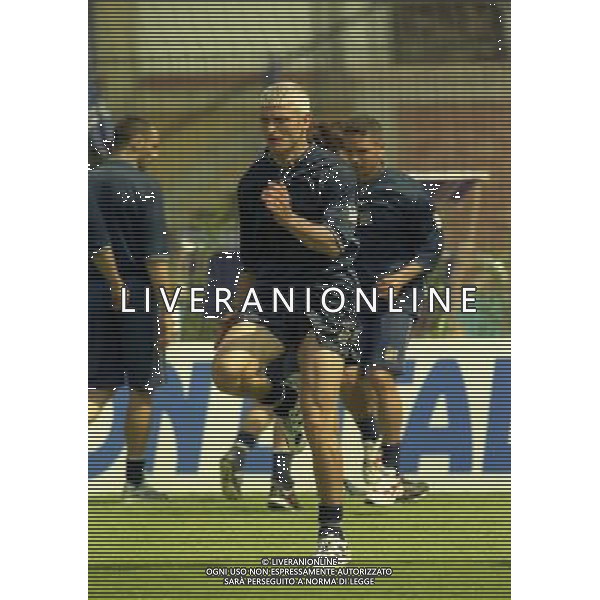 COVERCIANO 23-05-1998 RADUNO NAZIONALE ITALIANA DI CALCIO NELLA FOTO FABRIZIO RAVANELLI AG ALDO LIVERANI SAS