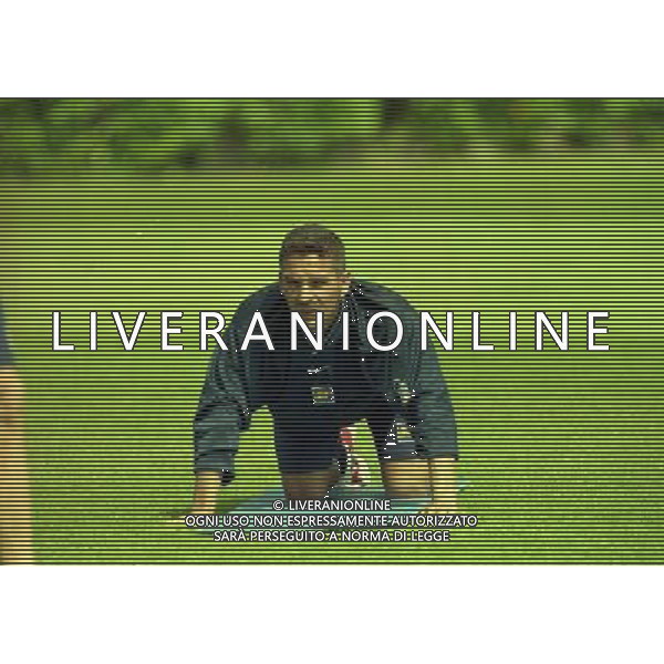 COVERCIANO 23-05-1998 RADUNO NAZIONALE ITALIANA DI CALCIO NELLA FOTO ROBERTO BAGGIO AG ALDO LIVERANI SAS