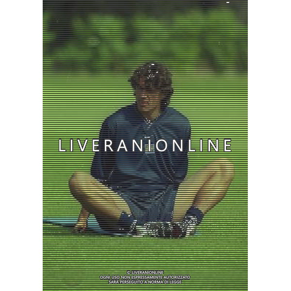 COVERCIANO 23-05-1998 RADUNO NAZIONALE ITALIANA DI CALCIO NELLA FOTO PAOLO MALDINI AG ALDO LIVERANI SAS