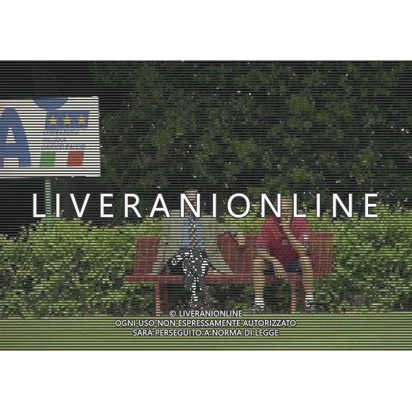 COVERCIANO 23-05-1998 RADUNO NAZIONALE ITALIANA DI CALCIO NELLA FOTO GIGI RIVA AG ALDO LIVERANI SAS