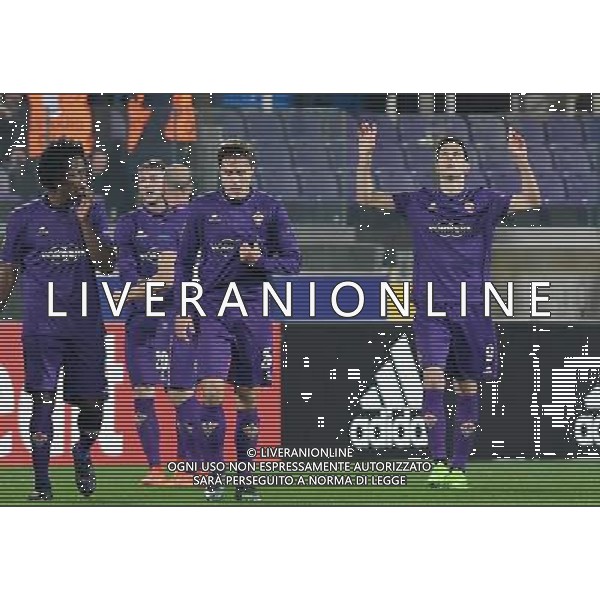 UEFA Europa League 2016/2017 Sedicesimi di Finale Ritorno Firenze - 23.02.2017 Fiorentina-Borussia M\'Gladbach Nella Foto:kalinic esulta /Ph.Vitez-Ag. Aldo Liverani