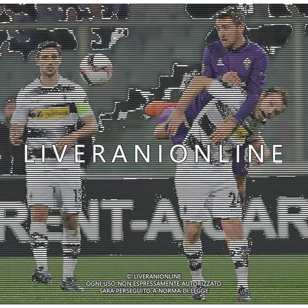 UEFA Europa League 2016/2017 Sedicesimi di Finale Ritorno Firenze - 23.02.2017 Fiorentina-Borussia M\'Gladbach Nella Foto:Vecino Matias - Jantschke Tony /Ph.Vitez-Ag. Aldo Liverani