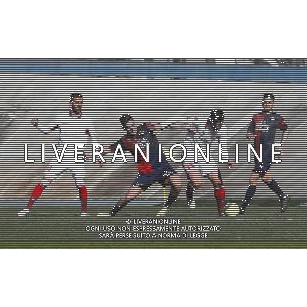 Forl“ - Gubbio Campionato di calcio Lega Pro girone B 25/02/2017 nella foto: Candellone Leonardo Alimi Isnik ©Claudio Zamagni/Agenzia Aldo Liverani 