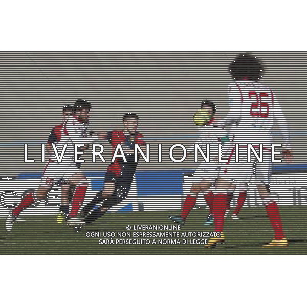 Forl“ - Gubbio Campionato di calcio Lega Pro girone B 25/02/2017 nella foto: Alimi Isnik Casiraghi ©Claudio Zamagni/Agenzia Aldo Liverani 