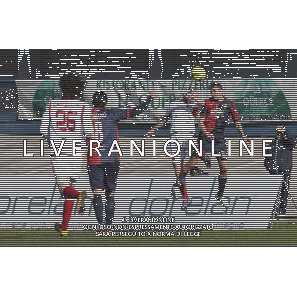 Forl“ - Gubbio Campionato di calcio Lega Pro girone B 25/02/2017 nella foto: Valagussa Paolo Martina Rini Marco ©Claudio Zamagni/Agenzia Aldo Liverani 