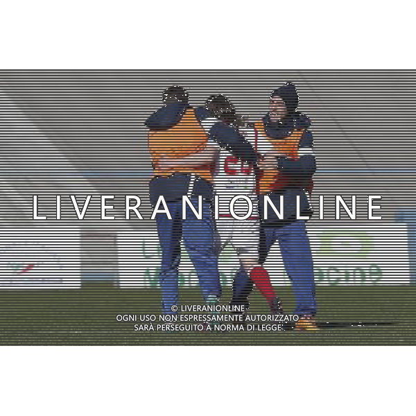 Forl“ - Gubbio Campionato di calcio Lega Pro girone B 25/02/2017 nella foto: esultanza forl“ ©Claudio Zamagni/Agenzia Aldo Liverani 