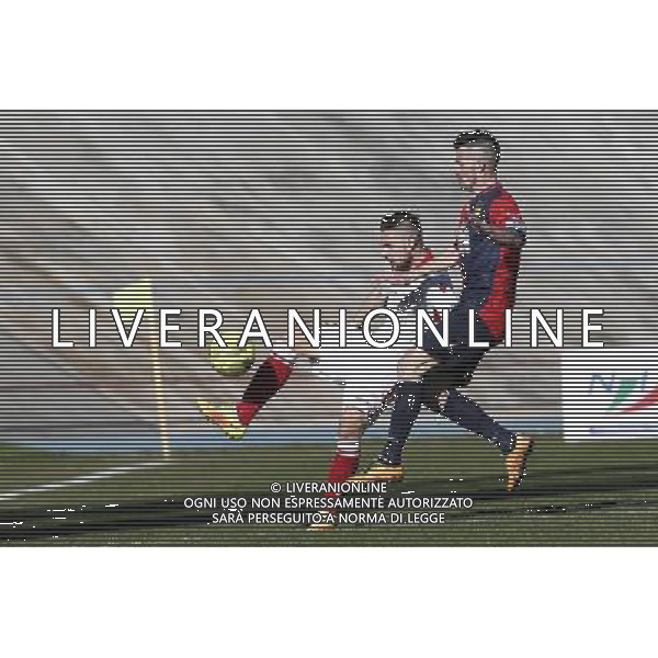Forl“ - Gubbio Campionato di calcio Lega Pro girone B 25/02/2017 nella foto: Martina Rini Marco zanchi Andrea ©Claudio Zamagni/Agenzia Aldo Liverani 