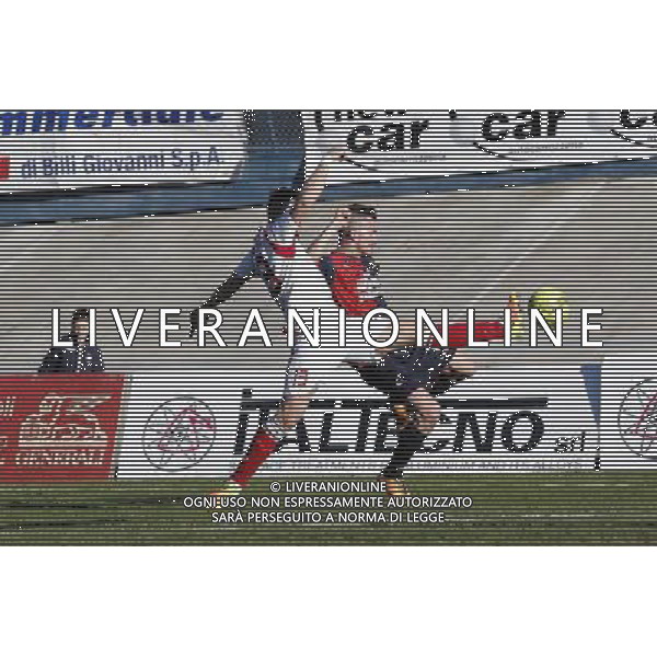 Forl“ - Gubbio Campionato di calcio Lega Pro girone B 25/02/2017 nella foto: Adobati Fabio zanchi Andrea ©Claudio Zamagni/Agenzia Aldo Liverani 