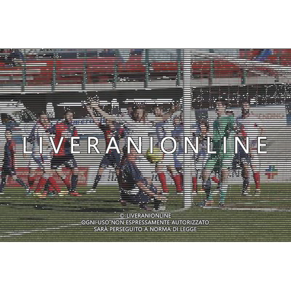 Forl“ - Gubbio Campionato di calcio Lega Pro girone B 25/02/2017 nella foto: una fase di gioco ©Claudio Zamagni/Agenzia Aldo Liverani 