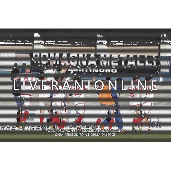 Forl“ - Gubbio Campionato di calcio Lega Pro girone B 25/02/2017 nella foto: esultanza forl“ ©Claudio Zamagni/Agenzia Aldo Liverani 