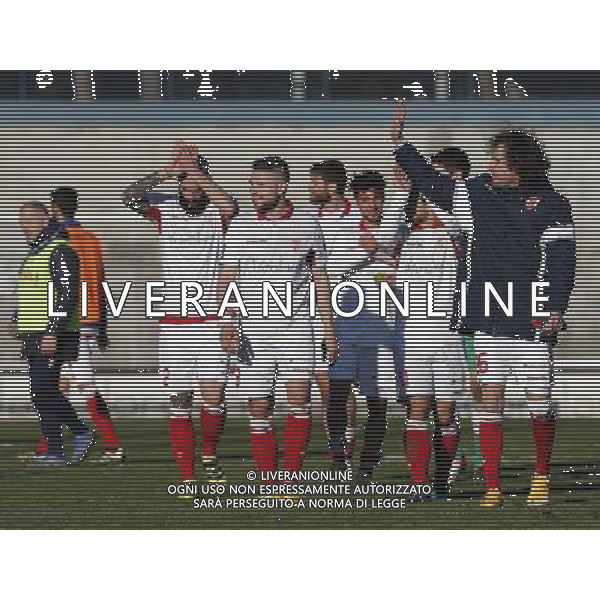 Forl“ - Gubbio Campionato di calcio Lega Pro girone B 25/02/2017 nella foto: esultanza forl“ ©Claudio Zamagni/Agenzia Aldo Liverani 