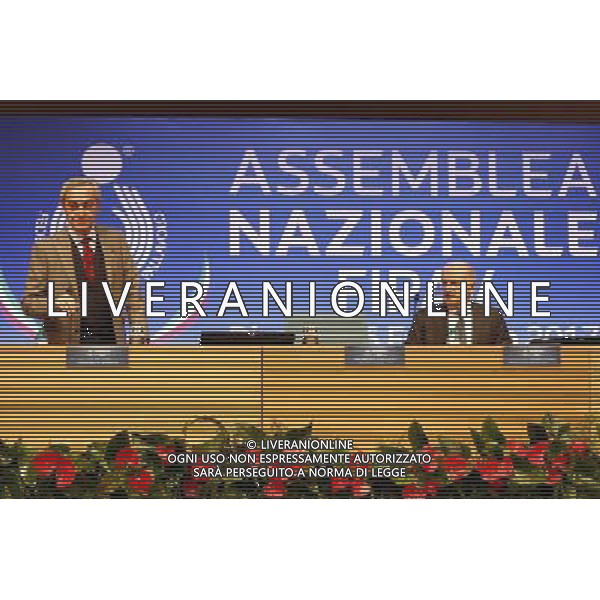 Rimini 44esima Assemblea Nazionale FIVPAV 26/02/2017 nella foto: CARLO MAGRI presidente uscente e candidato a nuovo presidente ©Claudio Zamagni/Agenzia Aldo Liverani / AGENZIA ALDO LIVERANI SAS